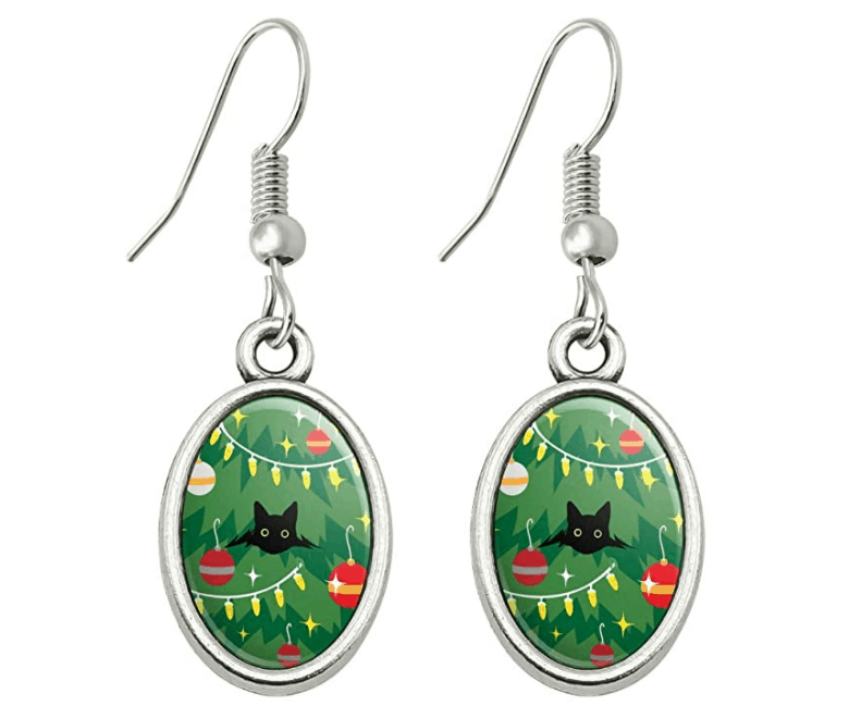 Cat-in-the-Christmas-Tree-earrings-2