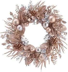 Gold and Champagne wreath