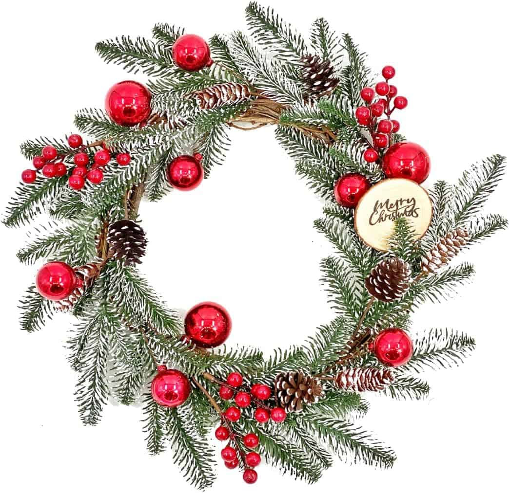 Red berry wreath